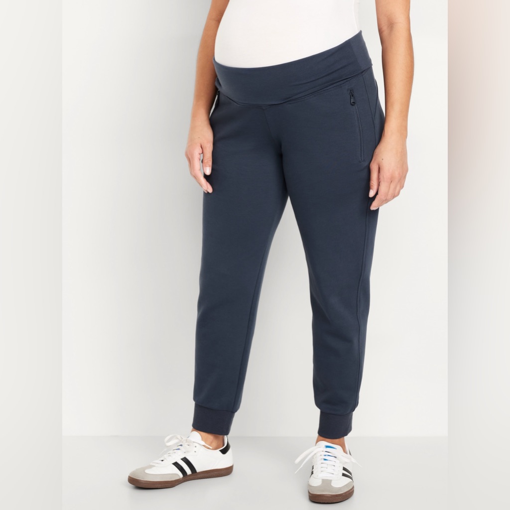 Womens Rollover Waist Joggers